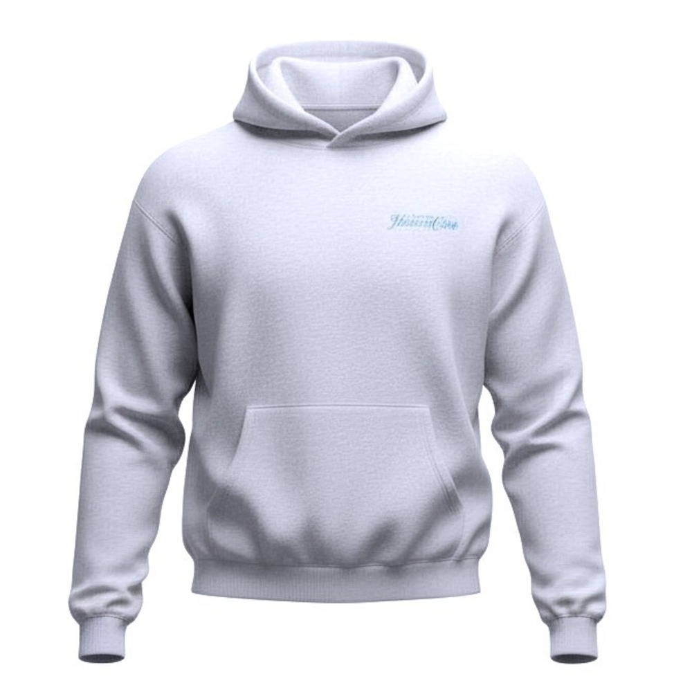 Sporty & Rich Rizzoli Hoodie In‎ Heather Grey/Dolphin Size Large